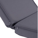ΜΑΞΙΛΑΡΙ ΞΑΠΛΩΣΤΡΑΣ TEXTILENE 600gr SIFNOS ΓΚΡΙ HM11236.30T 196(117+1+78)x58x9εκ.