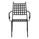 ΜΕΤΑΛΛΙΚΗ ΠΟΛΥΘΡΟΝΑ KENNEDY HM5171.11 ΣΕ ΜΑΥΡΗ ΑΠΟΧΡΩΣΗ 57x60x92Y