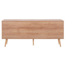 ΜΠΟΥΦΕΣ COLM HM9440.11 ΜΕΛΑΜΙΝΗΣ & ΣΥΝΘΕΤΙΚΟ RATTAN ΣΤΙΣ 4 ΠΟΡΤΕΣ 160x39,5x71Yεκ.