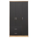 ΝΤΟΥΛΑΠΑ 3ΦΥΛΛΗ ME 2 ΣΥΡΤΑΡΙΑ CAESAR HM340.04 SONAMA ΜΕ ΓΚΡΙ 89x42,5Χ181εκ.