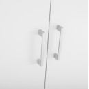 ΝΤΟΥΛΑΠΑ 3ΦΥΛΛΗ ME 2 ΣΥΡΤΑΡΙΑ CAESAR HM340.06 SONAMA - ΛΕΥΚO 89x42,5x181 εκ.