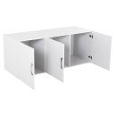 ΝΤΟΥΛΑΠΑ 3ΦΥΛΛΗ ΜΕ ΠΑΤΑΡΙ CARLY HM10891.05 ΜΕΛΑΜΙΝΗ ΣΕ ΛΕΥΚΟ 150X55Χ240Υεκ.