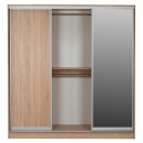 ΝΤΟΥΛΑΠΑ 3ΦΥΛΛΗ ΣΥΡΟΜΕΝΗ ΜΕ ΚΑΘΡΕΠΤΗ SONAMA OAK HM2435  200X60X210Υεκ