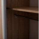ΝΤΟΥΛΑΠΑ 3ΦΥΛΛΗ ΣΥΡΟΜΕΝΗ ΜΕ ΚΑΘΡΕΠΤΗ SONAMA OAK HM2435  200X60X210Υεκ