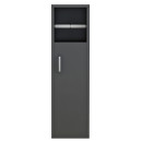 ΝΤΟΥΛΑΠΙ ΜΠΑΝΙΟΥ DAMIEN HM9025.11 ΜΕΛΑΜΙΝΗ ΑΝΘΡΑΚΙ 20x13x70Yεκ.