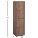 ΝΤΟΥΛΑΠΙ SORIANO HM9940.11 SONAMA OAK ΜΕΛΑΜΙΝΗ 40x39-41x157Υεκ.