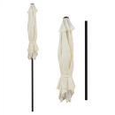 ΟΜΠΡΕΛΑ ΑΛΟΥΜΙΝΙΟΥ Φ250x236 εκ.ΜΕ 6 ΑΚΤΙΝΕΣ KACEN HM6030.02 ΕΚΡΟΥ ΓΚΡΙ