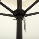 ΟΜΠΡΕΛΑ ΑΛΟΥΜΙΝΙΟΥ Φ250x236 εκ.ΜΕ 6 ΑΚΤΙΝΕΣ KACEN HM6030.02 ΕΚΡΟΥ ΓΚΡΙ