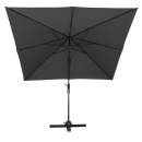 ΟΜΠΡΕΛΑ ΠΙΣΙΝΑΣ JAVANTE HM6623.01 ΓΚΡΙ ΑΛΟΥΜΙΝΙΟ & ΣΚΙΑΣΤΡΟ 2.7x2.7x2.7Yμ