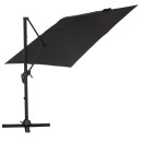 ΟΜΠΡΕΛΑ ΠΙΣΙΝΑΣ JAVANTE HM6623.01 ΓΚΡΙ ΑΛΟΥΜΙΝΙΟ & ΣΚΙΑΣΤΡΟ 2.7x2.7x2.7Yμ