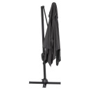 ΟΜΠΡΕΛΑ ΠΙΣΙΝΑΣ JAVANTE HM6623.01 ΓΚΡΙ ΑΛΟΥΜΙΝΙΟ & ΣΚΙΑΣΤΡΟ 2.7x2.7x2.7Yμ