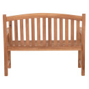 ΠΑΓΚΑΚΙ ΚΗΠΟΥ 2ΘΕΣΙΟ ELENA HM6651 ΞΥΛΟ TEAK--ΦΥΣΙΚΟ 120x60x95Υεκ.