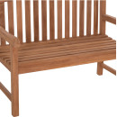 ΠΑΓΚΑΚΙ ΚΗΠΟΥ 2ΘΕΣΙΟ ELENA HM6651 ΞΥΛΟ TEAK--ΦΥΣΙΚΟ 120x60x95Υεκ.