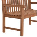 ΠΑΓΚΑΚΙ ΚΗΠΟΥ 2ΘΕΣΙΟ ELENA HM6651 ΞΥΛΟ TEAK--ΦΥΣΙΚΟ 120x60x95Υεκ.