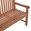 ΠΑΓΚΑΚΙ ΚΗΠΟΥ 3ΘΕΣΙΟ ELENA HM18125 ΞΥΛΟ TEAK--ΦΥΣΙΚΟ 150x61x95Υεκ.