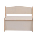 ΠΑΓΚΑΚΙ ΠΑΙΔΙΚΟ ΜΕ ΑΠΟΘ.ΧΩΡΟ RICKI HM18342.01 MDF & ΚΟΝΤΡΑΠΛΑΚΕ ΦΥΣΙΚΟ 63x43x47Υεκ