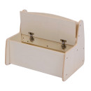 ΠΑΓΚΑΚΙ ΠΑΙΔΙΚΟ ΜΕ ΑΠΟΘ.ΧΩΡΟ RICKI HM18342.01 MDF & ΚΟΝΤΡΑΠΛΑΚΕ ΦΥΣΙΚΟ 63x43x47Υεκ