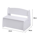 ΠΑΓΚΑΚΙ ΠΑΙΔΙΚΟ ΜΕ ΑΠΟΘ.ΧΩΡΟ RICKI HM18342.03 MDF & ΚΟΝΤΡΑΠΛΑΚΕ ΛΕΥΚΟ 63x43x47Υεκ