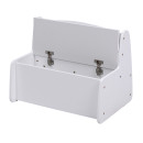 ΠΑΓΚΑΚΙ ΠΑΙΔΙΚΟ ΜΕ ΑΠΟΘ.ΧΩΡΟ RICKI HM18342.03 MDF & ΚΟΝΤΡΑΠΛΑΚΕ ΛΕΥΚΟ 63x43x47Υεκ