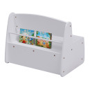 ΠΑΓΚΑΚΙ ΠΑΙΔΙΚΟ ΜΕ ΑΠΟΘ.ΧΩΡΟ RICKI HM18342.03 MDF & ΚΟΝΤΡΑΠΛΑΚΕ ΛΕΥΚΟ 63x43x47Υεκ