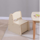 ΠΑΙΔΙΚΟ ΚΑΡΕΚΛΑΚΙ ΜΕ ΑΠΟΘ.ΧΩΡΟ RICKI HM18343.01 ΚΟΝΤΡΑΠΛΑΚΕ/MDF ΦΥΣΙΚΟ 33x44x48Υεκ