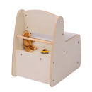 ΠΑΙΔΙΚΟ ΚΑΡΕΚΛΑΚΙ ΜΕ ΑΠΟΘ.ΧΩΡΟ RICKI HM18343.01 ΚΟΝΤΡΑΠΛΑΚΕ/MDF ΦΥΣΙΚΟ 33x44x48Υεκ