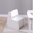 ΠΑΙΔΙΚΟ ΚΑΡΕΚΛΑΚΙ ΜΕ ΑΠΟΘ.ΧΩΡΟ RICKI HM18343.03 ΚΟΝΤΡΑΠΛΑΚΕ/MDF ΛΕΥΚΟ 33x43x47Υεκ