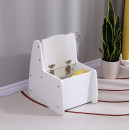 ΠΑΙΔΙΚΟ ΚΑΡΕΚΛΑΚΙ ΜΕ ΑΠΟΘ.ΧΩΡΟ RICKI HM18343.03 ΚΟΝΤΡΑΠΛΑΚΕ/MDF ΛΕΥΚΟ 33x43x47Υεκ