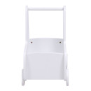 ΠΑΙΔΙΚΟ ΤΡΟΛΕΥ/ΚΑΡΟΤΣΑΚΙ RICKI HM18341.03 MDF & ΚΟΝΤΡΑΠΛΑΚΕ ΛΕΥΚΟ 33x45x50Υεκ