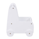 ΠΑΙΔΙΚΟ ΤΡΟΛΕΥ/ΚΑΡΟΤΣΑΚΙ RICKI HM18341.03 MDF & ΚΟΝΤΡΑΠΛΑΚΕ ΛΕΥΚΟ 33x45x50Υεκ