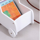 ΠΑΙΔΙΚΟ ΤΡΟΛΕΥ/ΚΑΡΟΤΣΑΚΙ RICKI HM18341.03 MDF & ΚΟΝΤΡΑΠΛΑΚΕ ΛΕΥΚΟ 33x45x50Υεκ