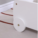 ΠΑΙΔΙΚΟ ΤΡΟΛΕΥ/ΚΑΡΟΤΣΑΚΙ RICKI HM18341.03 MDF & ΚΟΝΤΡΑΠΛΑΚΕ ΛΕΥΚΟ 33x45x50Υεκ