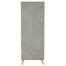 ΠΑΠΟΥΤΣΟΘΗΚΗ-ΝΤΟΥΛΑΠΙ ALVARO HM8954.11 ΜΕΛΑΜΙΝΗ SONAMA-STONE TEXTURE 50Χ38Χ135Yεκ.