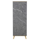 ΠΑΠΟΥΤΣΟΘΗΚΗ-ΝΤΟΥΛΑΠΙ ALVARO HM8954.12 ΜΕΛΑΜΙΝΗ SONAMA-STONE TEXTURE 50Χ38Χ135Yεκ.