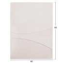 ΠΙΝΑΚΑΣ ΟΡΘΟΓΩΝΙΟΣ ΣΕΙΡΑ SANTORINI HM4510 MDF ΣΕ ΥΠΟΛΕΥΚΟ ΧΡΩΜΑ 60x4(πάχος)x80Υεκ.