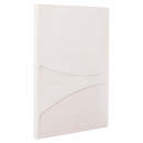 ΠΙΝΑΚΑΣ ΟΡΘΟΓΩΝΙΟΣ ΣΕΙΡΑ SANTORINI HM4510 MDF ΣΕ ΥΠΟΛΕΥΚΟ ΧΡΩΜΑ 60x4(πάχος)x80Υεκ.