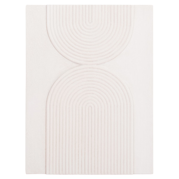 ΠΙΝΑΚΑΣ ΟΡΘΟΓΩΝΙΟΣ ΣΕΙΡΑ SANTORINI HM4523 MDF ΣΕ ΥΠΟΛΕΥΚΟ ΧΡΩΜΑ 60x4(πάχος)x80Υεκ.