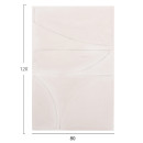 ΠΙΝΑΚΑΣ ΣΕΙΡΑ SANTORINI HM4505 MDF ΣΕ ΥΠΟΛΕΥΚΟ ΧΡΩΜΑ 80x4(πάχος)x120Υεκ.