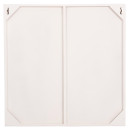 ΠΙΝΑΚΑΣ ΤΕΤΡΑΓΩΝΟΣ ΣΕΙΡΑ SANTORINI HM4507 MDF ΣΕ ΥΠΟΛΕΥΚΟ ΧΡΩΜΑ 80x4(πάχος)x80Υεκ.