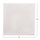 ΠΙΝΑΚΑΣ ΤΕΤΡΑΓΩΝΟΣ ΣΕΙΡΑ SANTORINI HM4508 MDF ΣΕ ΥΠΟΛΕΥΚΟ ΧΡΩΜΑ 80x4(πάχος)x80Υεκ.