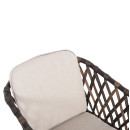 ΠΟΛΥΘΡΟΝΑ ΑΛΟΥΜΙΝΙΟΥ BOLLY HM6080 ΚΑΦΕ-ΣΥΝΘ.RATTAN ΚΑΦΕ-ΜΠΕΖ ΜΑΞΙΛΑΡΙΑ 58,5x67x86Υεκ 4τμχ