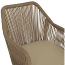 ΠΟΛΥΘΡΟΝΑ ΑΛΟΥΜΙΝΙΟΥ LOKKI HM5855.01 ΛΕΥΚΟ ΜΕ ΣΧΟΙΝΙ WICKER PE ΜΠΕΖ 56x66x82Υ εκ.