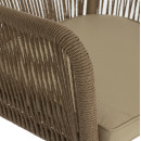 ΠΟΛΥΘΡΟΝΑ ΑΛΟΥΜΙΝΙΟΥ LOKKI HM5855.01 ΛΕΥΚΟ ΜΕ ΣΧΟΙΝΙ WICKER PE ΜΠΕΖ 56x66x82Υ εκ.