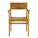 ΠΟΛΥΘΡΟΝΑ BOZZY HM9935 ΜΑΣΙΦ ΞΥΛΟ TEAK ΣΕ ΦΥΣΙΚΟ 58x61x80,5Υ 2τμχ