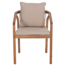 ΠΟΛΥΘΡΟΝΑ CONTREL HM6244.01 ΞΥΛΟ ΑΚΑΚΙΑΣ ΦΥΣΙΚΟ-ΣΧΟΙΝΙ & ΜΑΞΙΛΑΡΙΑ ΜΠΕΖ 58x60x74Υεκ. 2τμχ