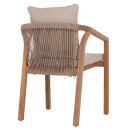 ΠΟΛΥΘΡΟΝΑ CONTREL HM6244.01 ΞΥΛΟ ΑΚΑΚΙΑΣ ΦΥΣΙΚΟ-ΣΧΟΙΝΙ & ΜΑΞΙΛΑΡΙΑ ΜΠΕΖ 58x60x74Υεκ. 2τμχ