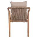 ΠΟΛΥΘΡΟΝΑ CONTREL HM6244.01 ΞΥΛΟ ΑΚΑΚΙΑΣ ΦΥΣΙΚΟ-ΣΧΟΙΝΙ & ΜΑΞΙΛΑΡΙΑ ΜΠΕΖ 58x60x74Υεκ. 2τμχ