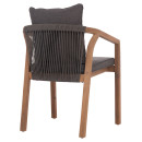 ΠΟΛΥΘΡΟΝΑ CONTREL HM6244.02 ΞΥΛΟ ΑΚΑΚΙΑΣ ΦΥΣΙΚΟ-ΣΧΟΙΝΙ & ΜΑΞΙΛΑΡΙΑ ΓΚΡΙ 58x60x74Υεκ. 2τμχ