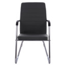 ΠΟΛΥΘΡΟΝΑ DALEY HM1021.01 ΜΕ ΜΠΡΑΤΣΑ ΜΑΥΡΟ PU 56x58x93 εκ. 4τμχ