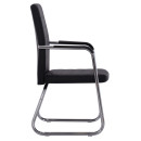 ΠΟΛΥΘΡΟΝΑ DALEY HM1021.01 ΜΕ ΜΠΡΑΤΣΑ ΜΑΥΡΟ PU 56x58x93 εκ. 4τμχ